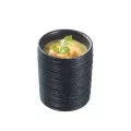 Verrine PASTA Spaghetti Ø50x57 mm en céramique noire 60 ml
